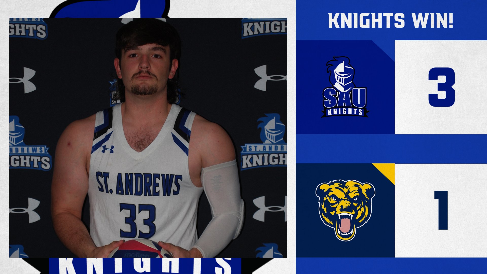 St. Andrews Secures First Conference Win with Thrilling 3-1 Victory Over Carolina University